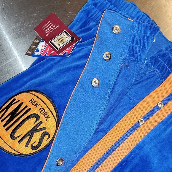 RARE Men's Vintage NBA Knicks Velour Warmup Suit - XXL - Picture 11 of 15